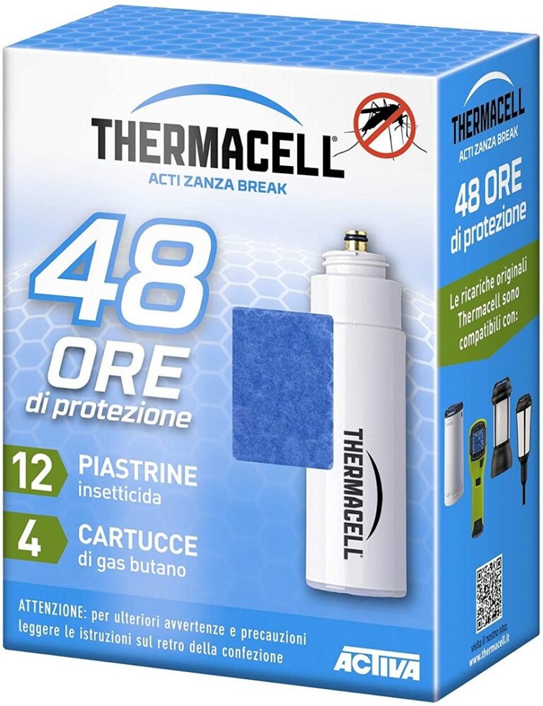 ACTIVA ANTIZANZARA 4 CARTUCCE +12 PIAST.
