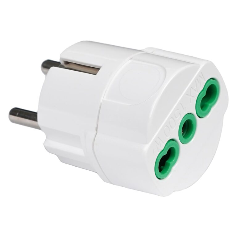 ADATTATORE SCHUKO 16A Bianco -Cfg-