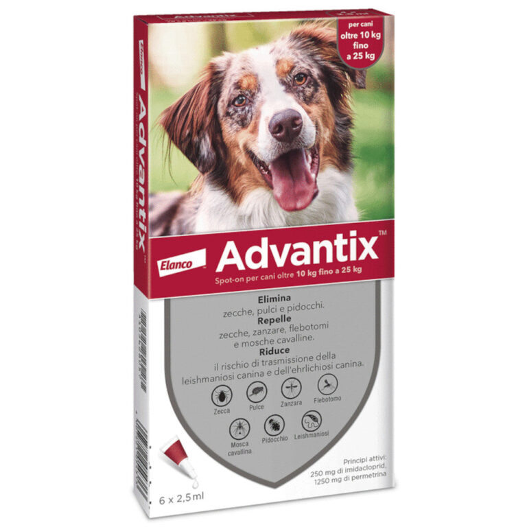ADVANTIX Spot On CANE kg 10-25 6x2.5ml