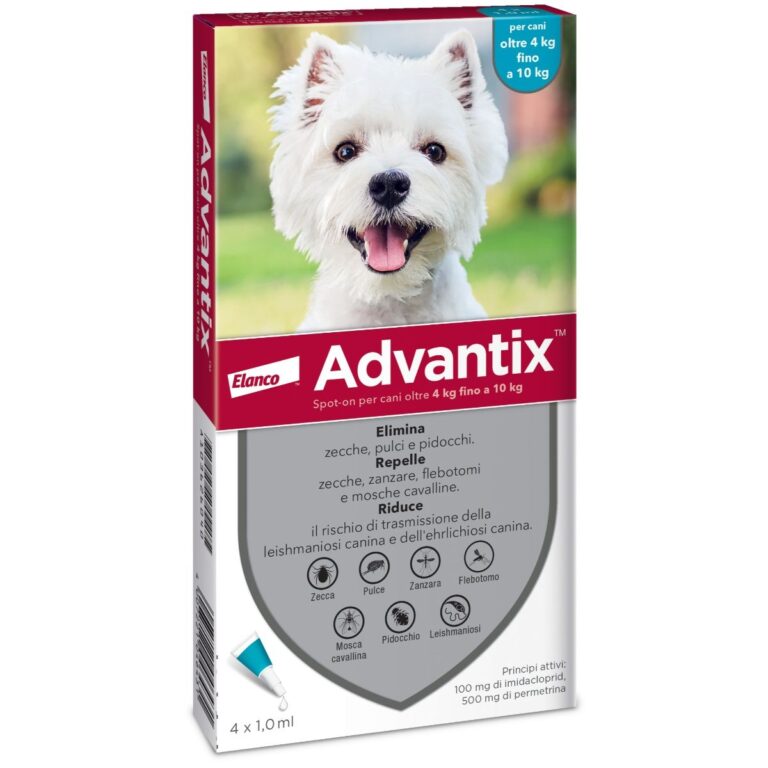 ADVANTIX Spot On CANE kg 4-10 4x1ml
