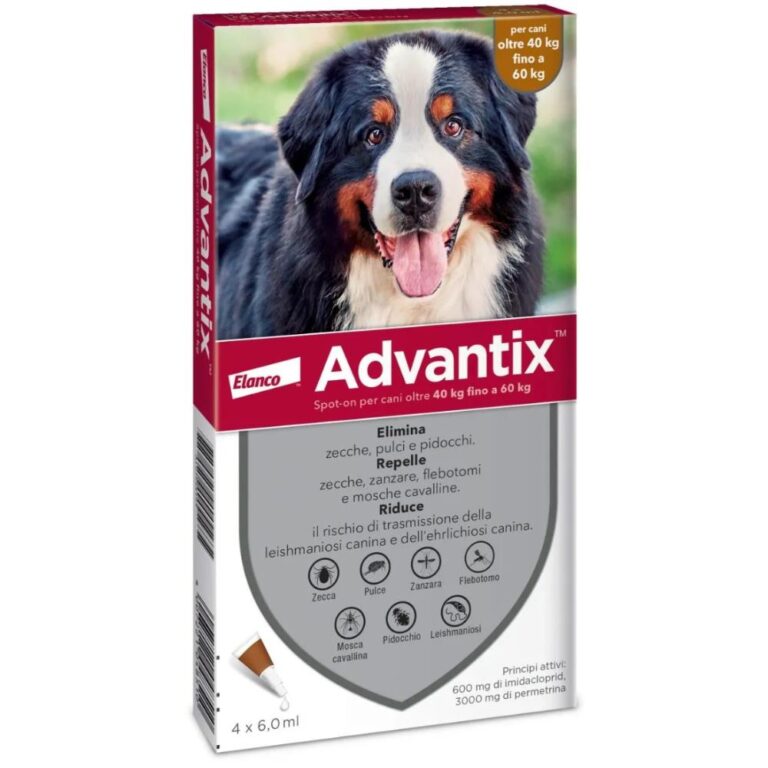 ADVANTIX Spot On CANE Oltre kg 40 4x6ml