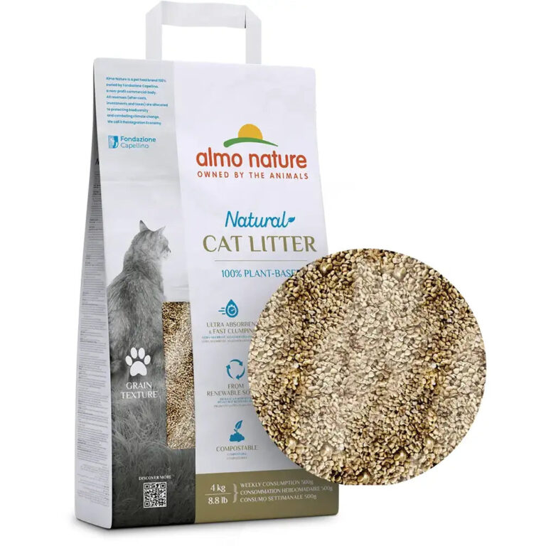 ALMO NATURE CAT LITTER GRAIN TEXTURE kg4