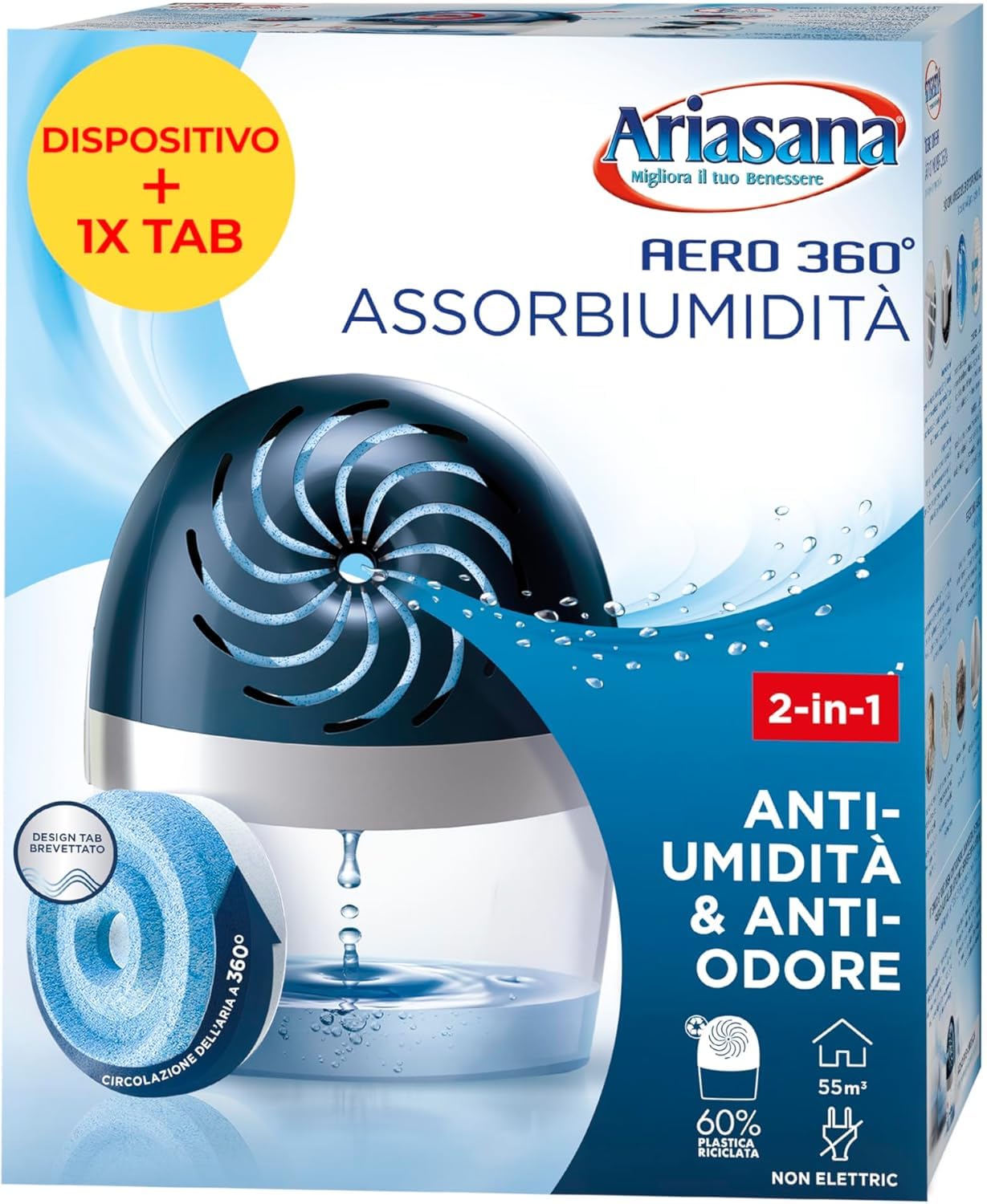 ARIASANA ASSORBIUMIDITA' KIT AERO360 ARIASANA ASSORBIUMIDITA' KIT AERO360