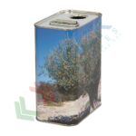 BARATTOLO LATTA Lt 2 Rettangolare