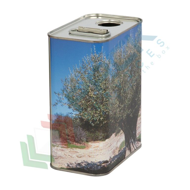 BARATTOLO LATTA Lt 2 Rettangolare