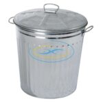 BIDONE ZINCATO Lt 18 c/Coperchio