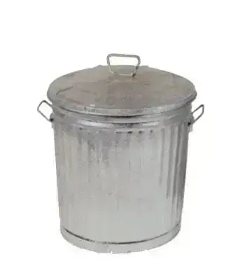 BIDONE ZINCATO Lt 62 c/Coperchio PN00052