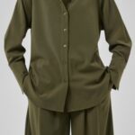 CAMICIA PLATANO UNISEX OLIVE XS