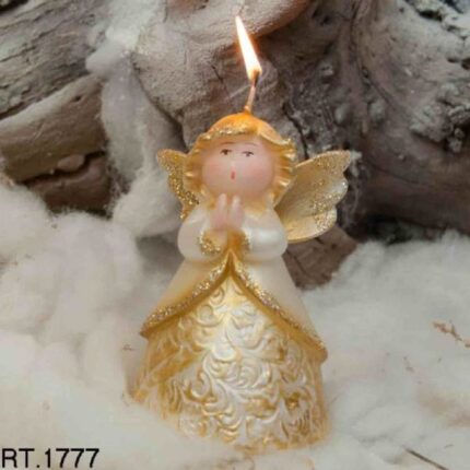 CANDELA ANGELO 11,5CM ORO