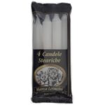 CANDELE STEARICHE LEONCINI FLOWPACK Pz.4