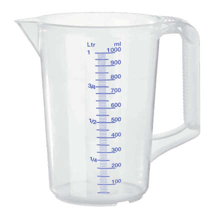 CARAFFA GRADUATA Lt 1 Trasparente