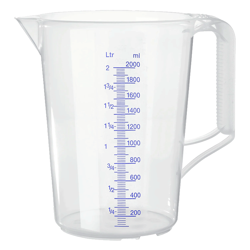 CARAFFA GRADUATA Lt 2 Trasparente