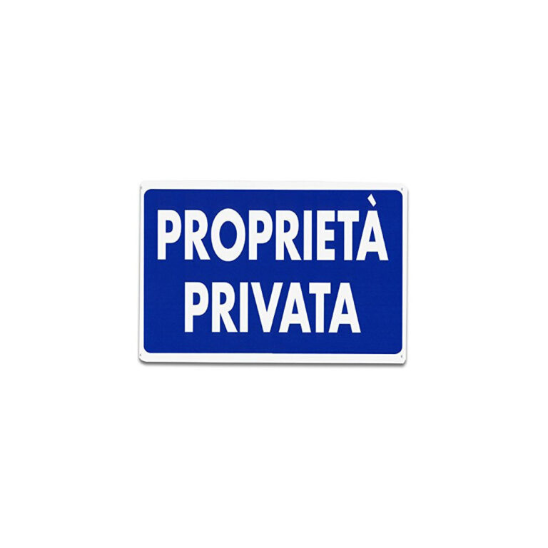 CARTELLO CIVILE "Proprietà Privata"