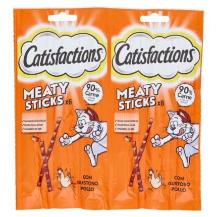 CATISFACTIONS MEATY STICKS gr5x6 Pollo
