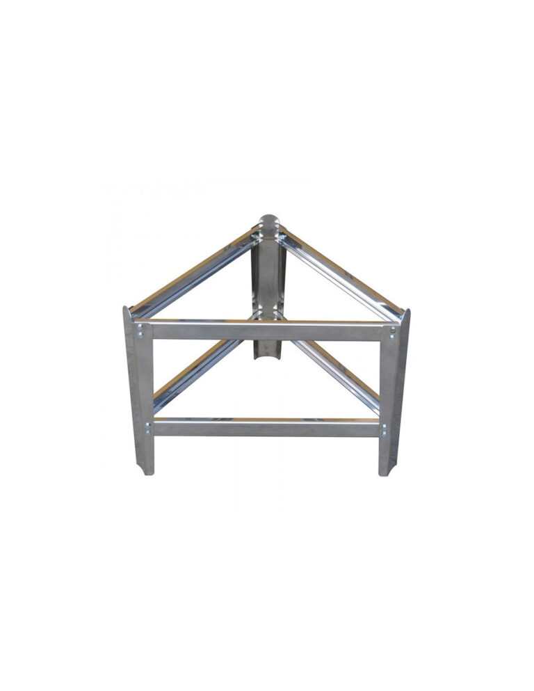 CAVALLETTO BIDONE INOX cm 72 Lt 400