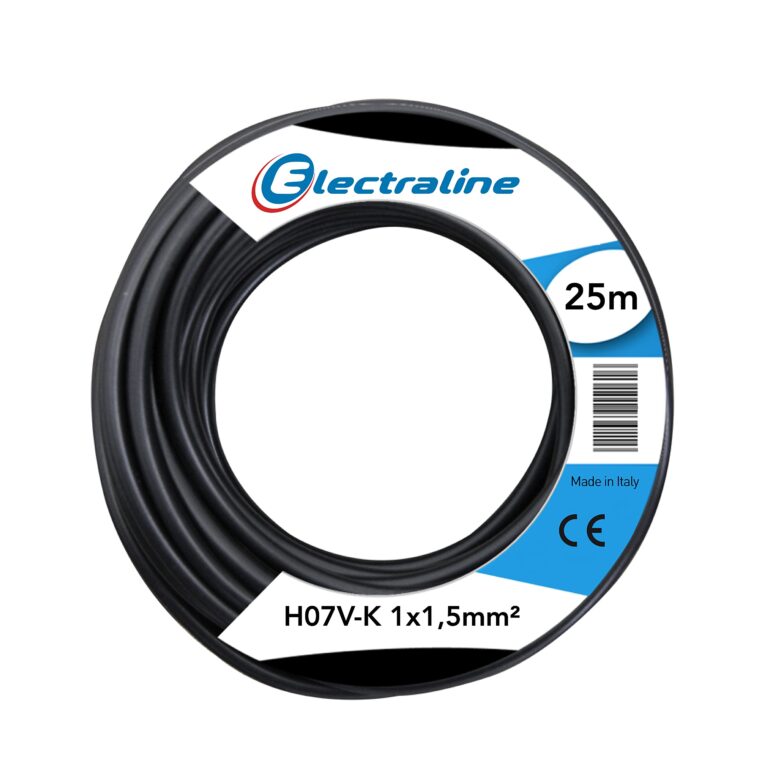 CAVO UNIPOLARE N07V-K 1x1.5 m 25 Nero