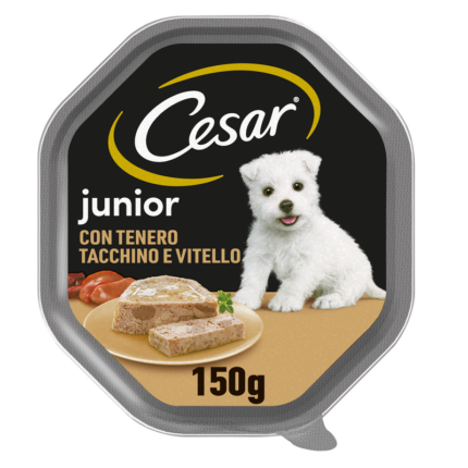 CESAR PUPPY gr 150 Vitello/Tacchino