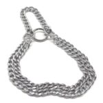 COLLARE SEMISTRANGOLO CHROME cm 50