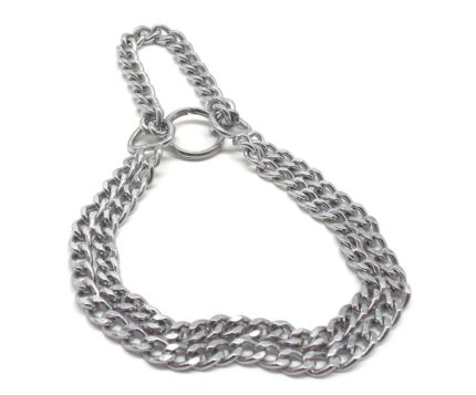 COLLARE SEMISTRANGOLO CHROME cm 50