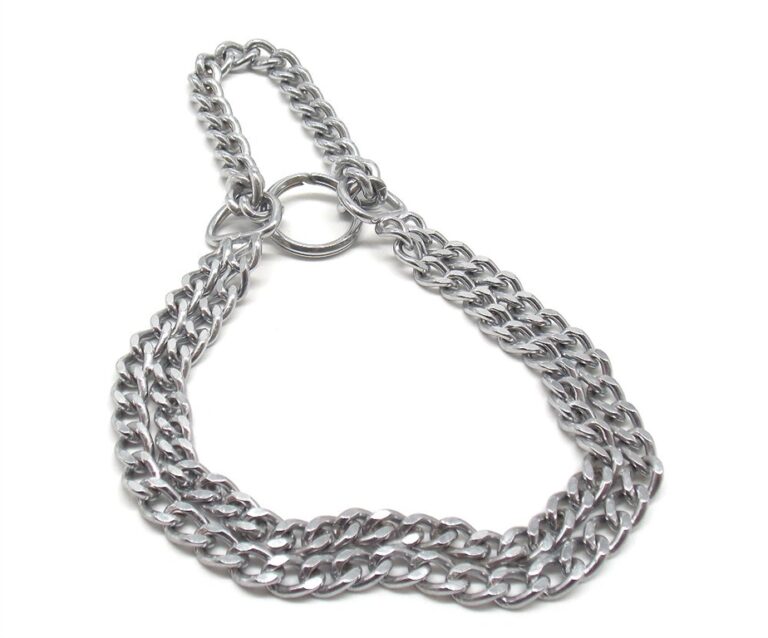 COLLARE SEMISTRANGOLO CHROME cm 50