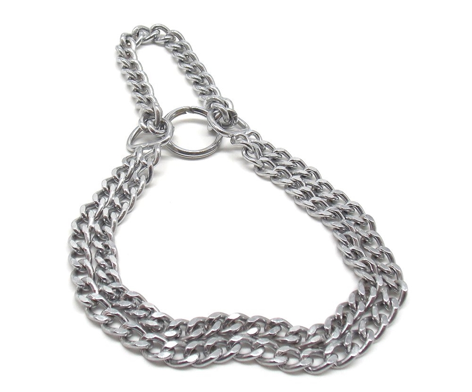 COLLARE SEMISTRANGOLO CHROME cm 50 COLLARE SEMISTRANGOLO CHROME cm 50