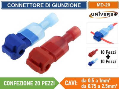 CONNETTORE EASY2USE x Fett. mm 20 Pz.5