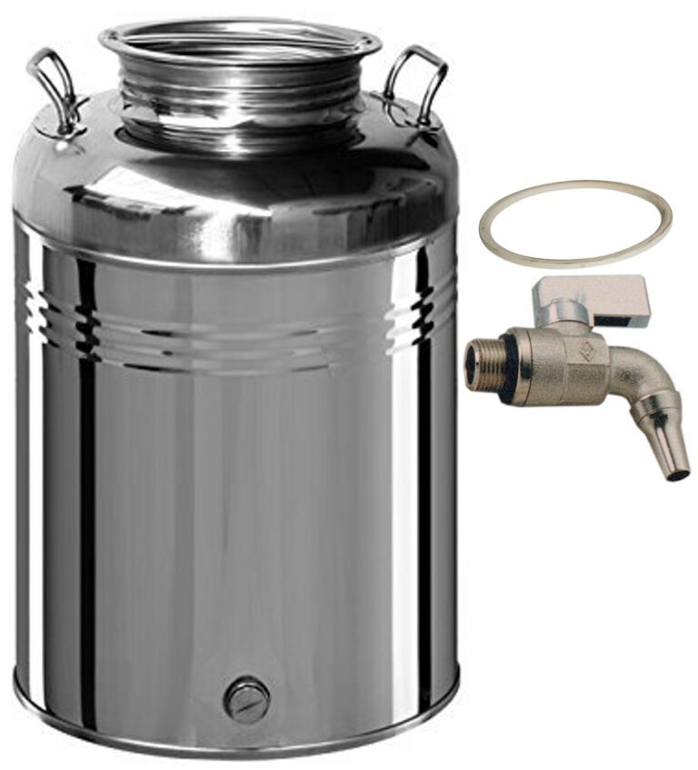 CONTENITORE OLIO INOX Lt 30 Belvivere