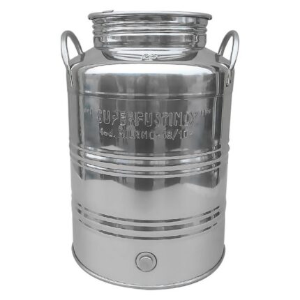 CONTENITORE OLIO INOX Lt 50 Alto Milano