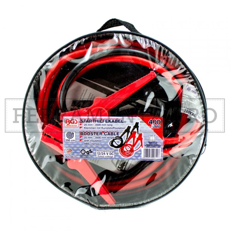COPPIA CAVI AVVIAMENTO Mt.5 400A D.25mm