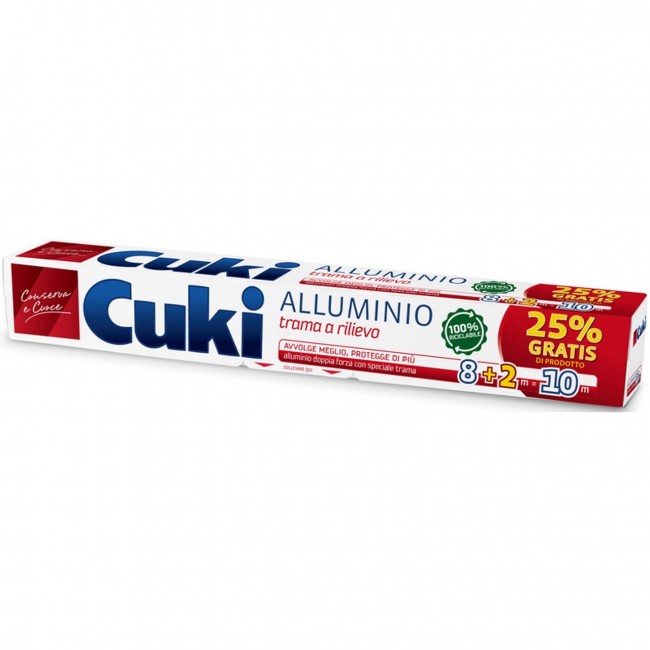 CUKI ALLUMINIO Mt 8+2 Omaggio