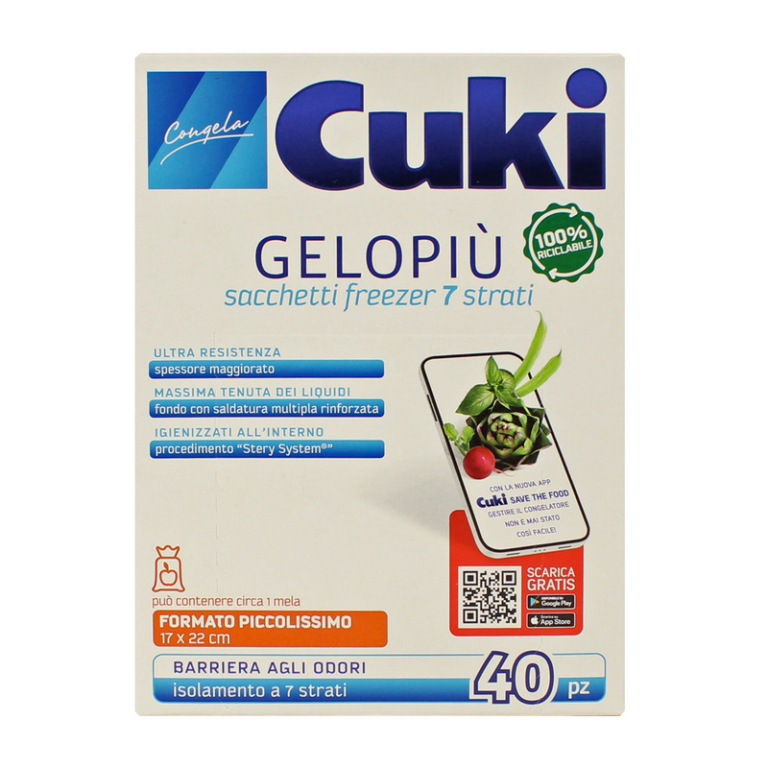 CUKI GELO SACCH.PICCOLISSIMI 17X22 (40)