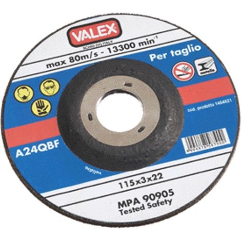DISCO ABR. METALLI mm 115 Valex