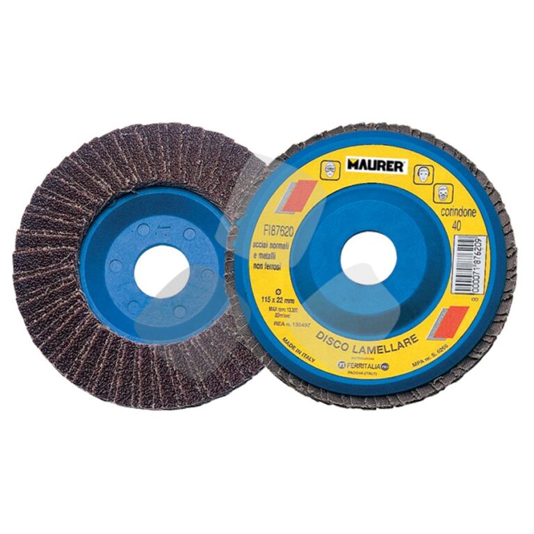 DISCO LAMELLARE mm 115 Gr.60 Corindone