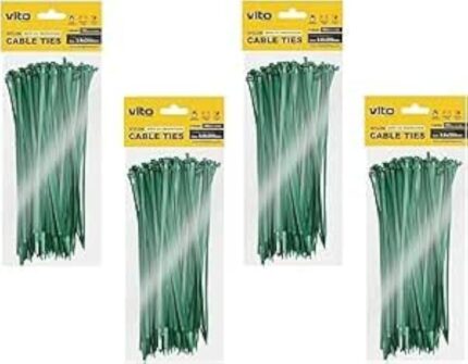 FASCETTA NYLON VERDE mm 3.6x200 Pz.100