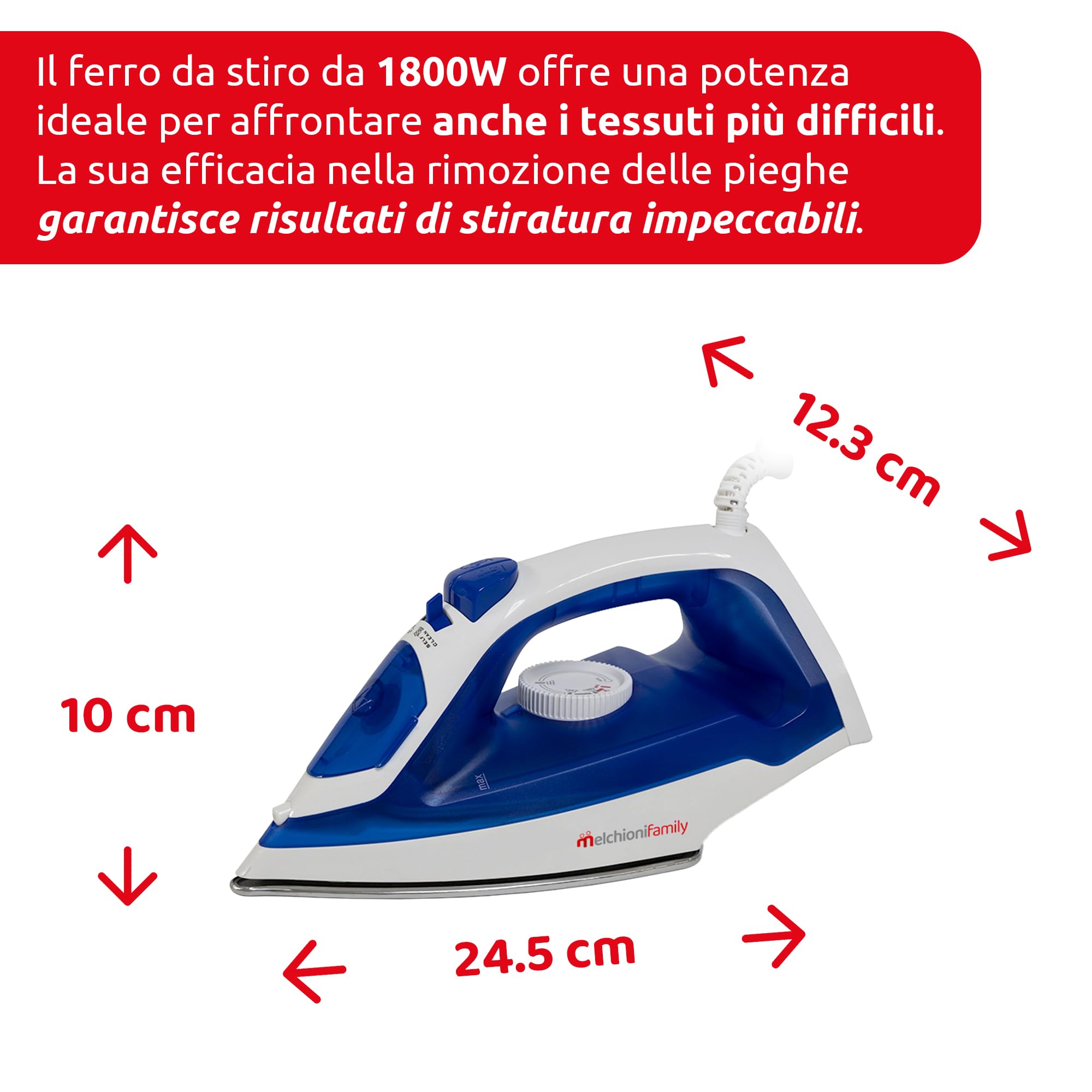 FERRO DA STIRO 1800W FACILE FERRO DA STIRO 1800W FACILE