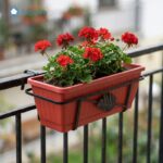 FIORIERA FERRO BATTUTO BALCONE REG.cm 50