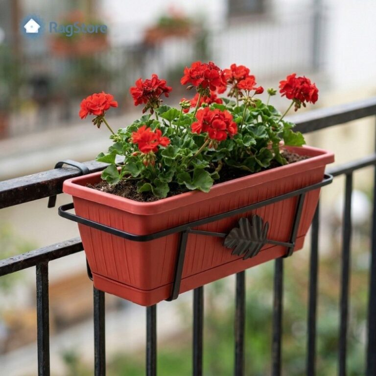 FIORIERA FERRO BATTUTO BALCONE REG.cm 50