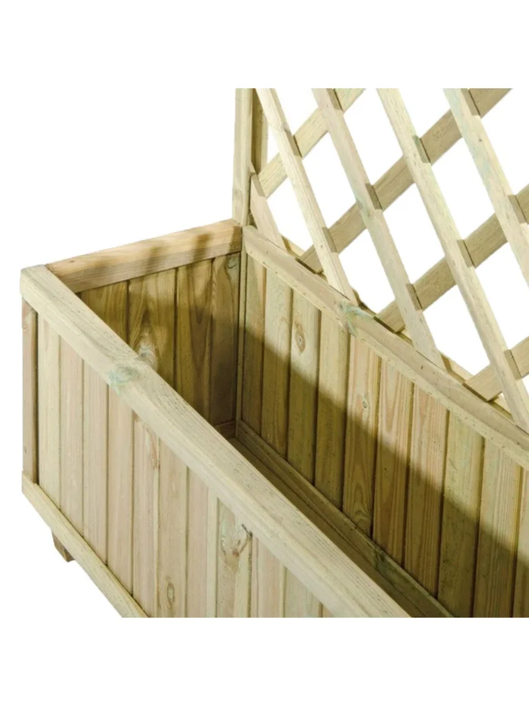 FIORIERA LEGNO GARDEN cm 75x25x140