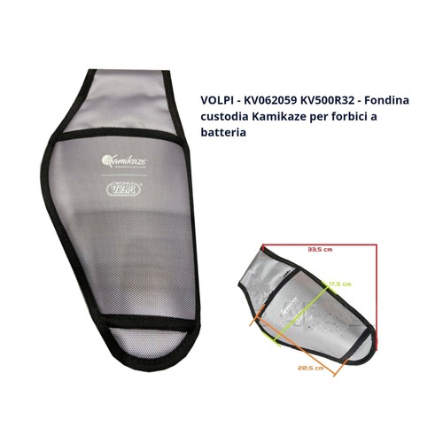 FONDINA GRIGIA LOGO KAMIKAZE-VOLPI