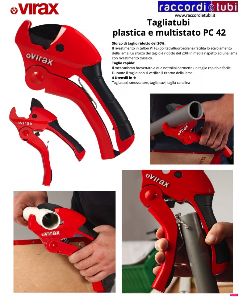 FORBICE TAGLIO TUBO POLIETILENE 1-1/4 FORBICE TAGLIO TUBO POLIETILENE 1-1/4