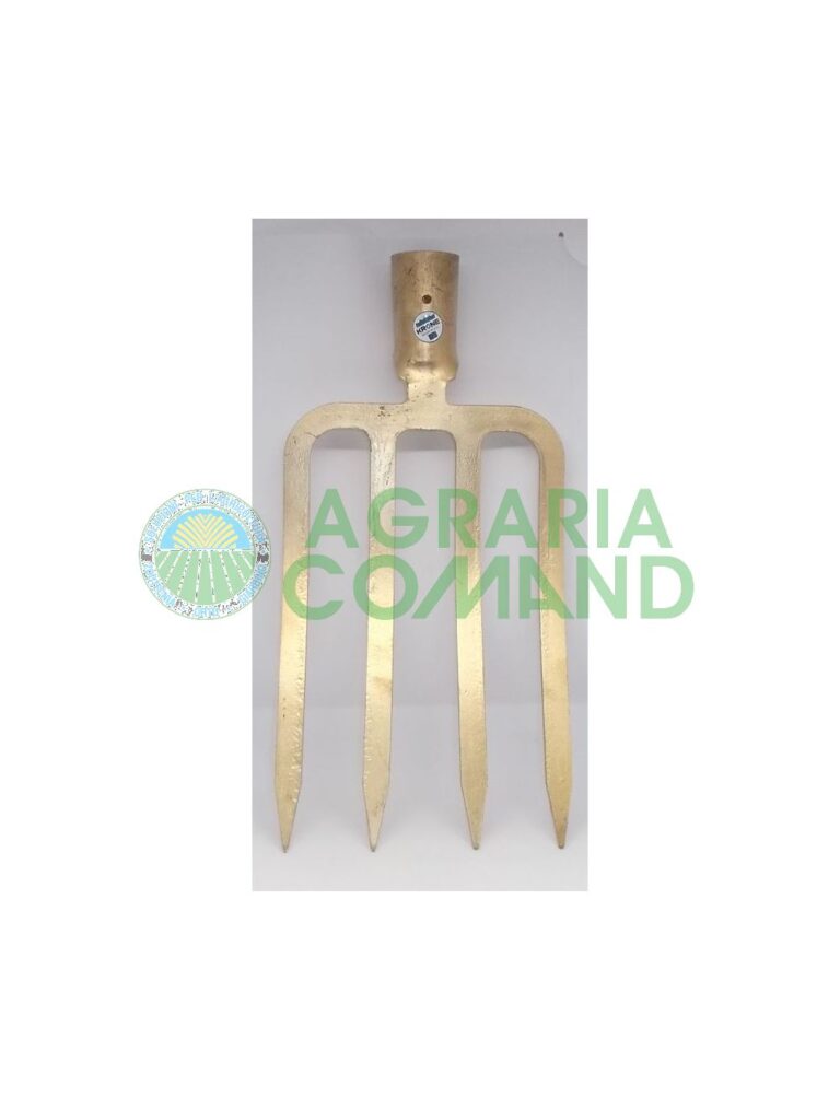 FORCA VANGA 4 DENTI PIATTI Extra Oro
