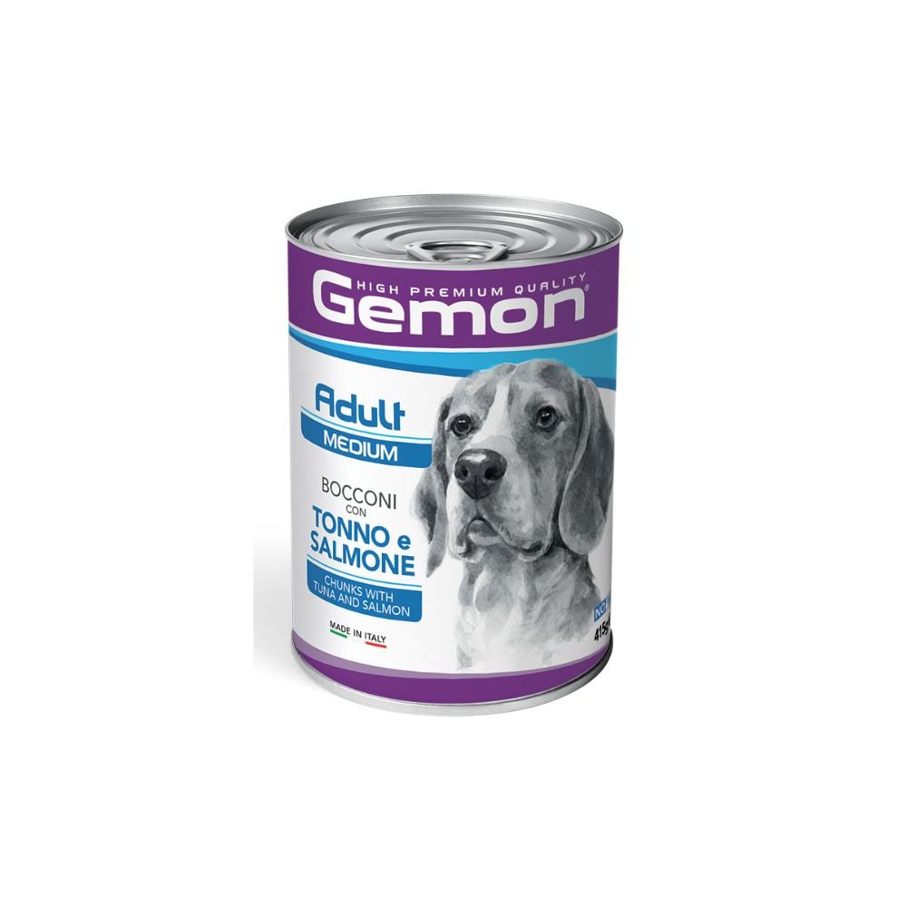 GEMON DOG ADULT gr 415 Tonno/Salmone GEMON DOG ADULT gr 415 Tonno/Salmone
