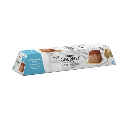 GOURMET REVELATIONS 4x57gr Mousse Tonno
