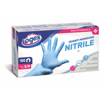GUANTI LATTICE VITRIL5 Blu Tg.S Pz.100