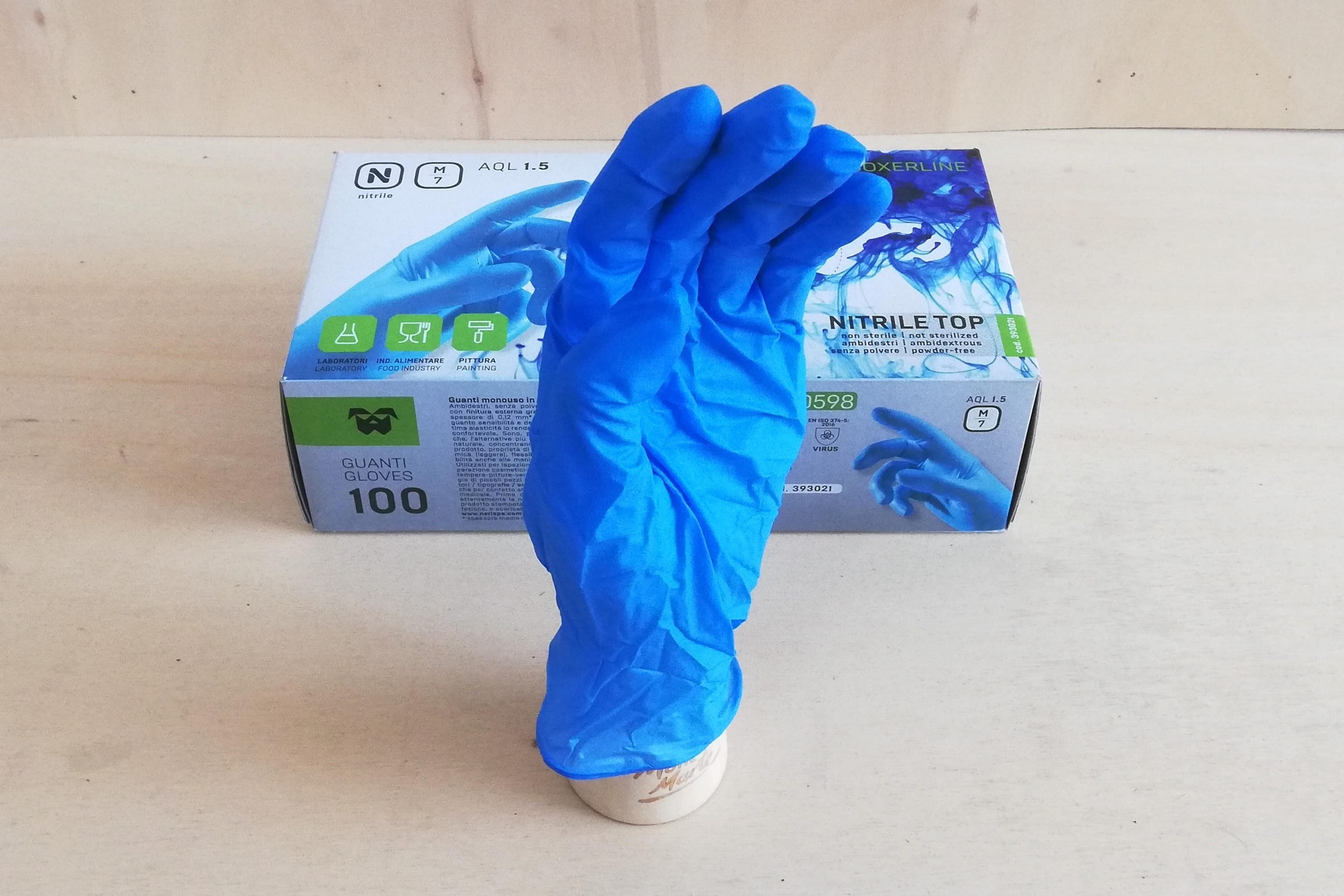 GUANTI NITRILE 45S Azzurri GUANTI NITRILE 45S Azzurri