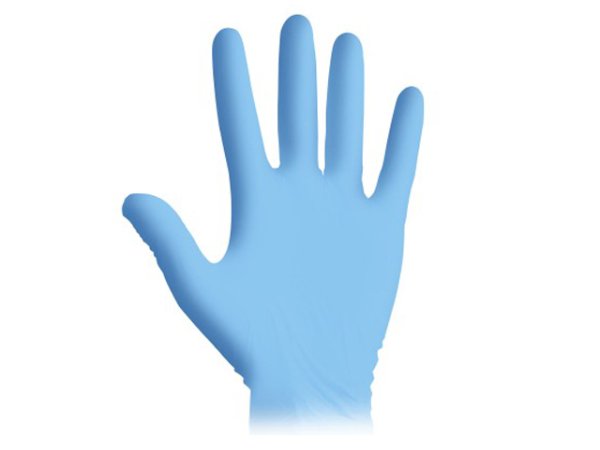 GUANTI NITRILE AZZURRO DARNI GOLD Tg.L