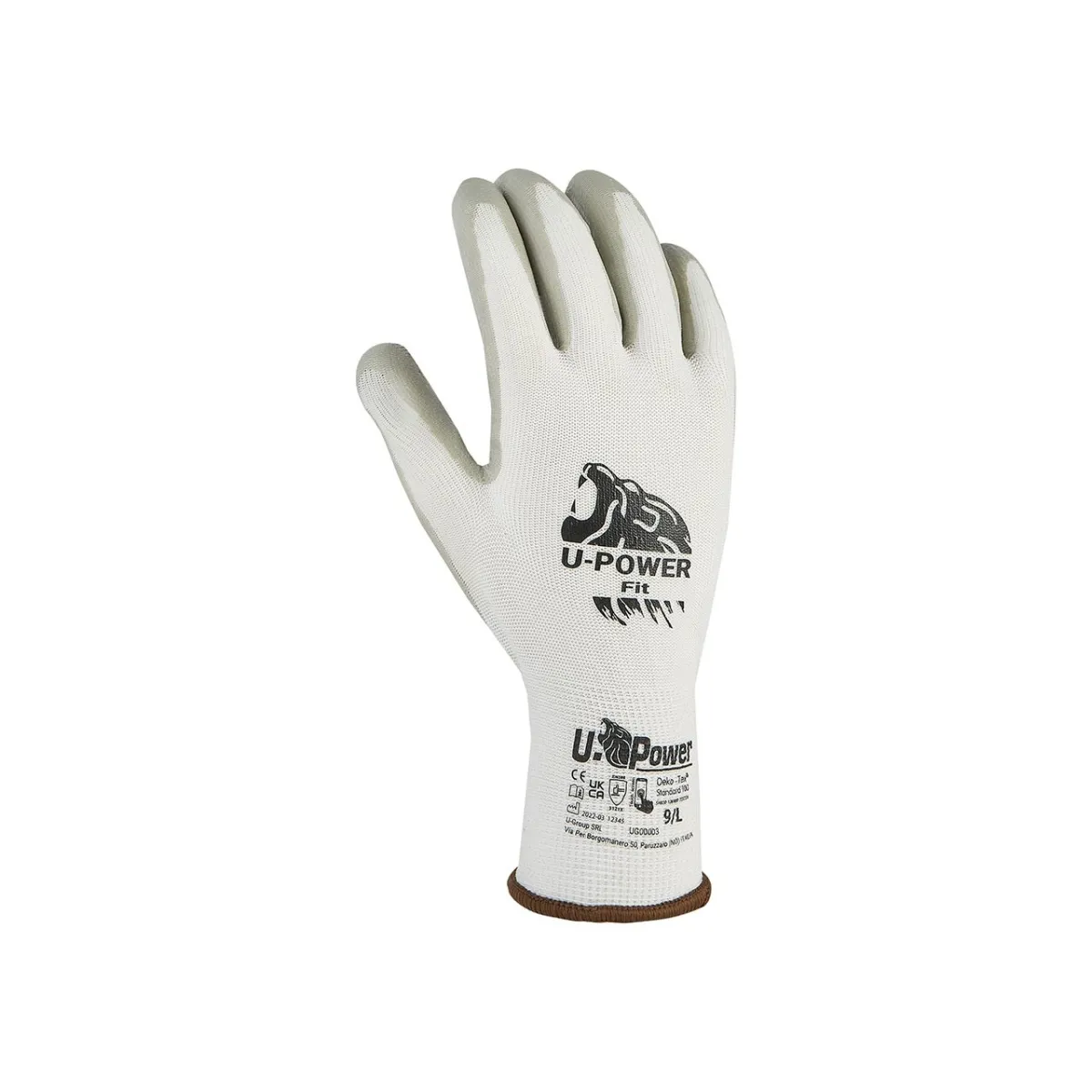 GUANTI U-POWER FIT Bianco/Grigio GUANTI U-POWER FIT Bianco/Grigio