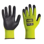 GUANTO GIALLO FLUO NITRILE Nero D/Areato