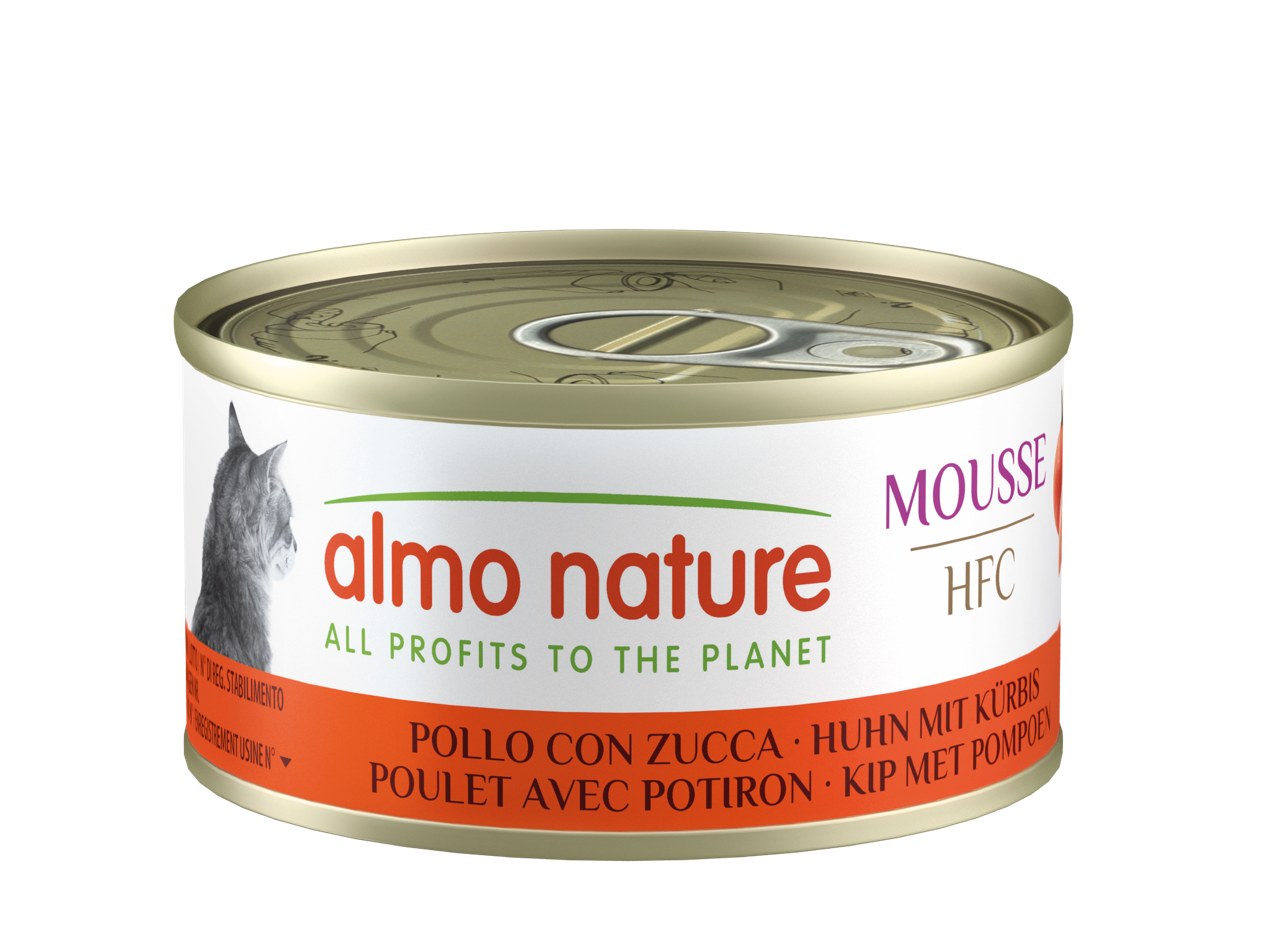 HFC MOUSSE CATS M gr 70 Pollo/Zucca HFC MOUSSE CATS M gr 70 Pollo/Zucca