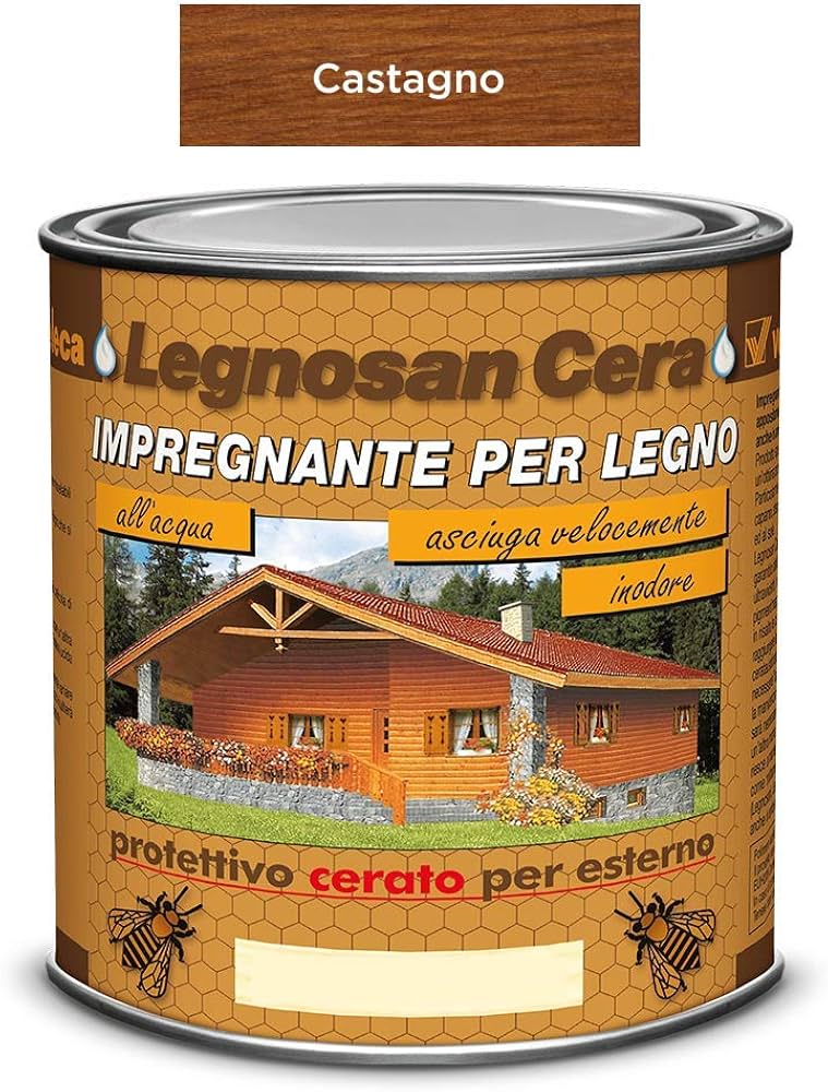 IDROLEGNOSANO ml 750 CERATO Castagno